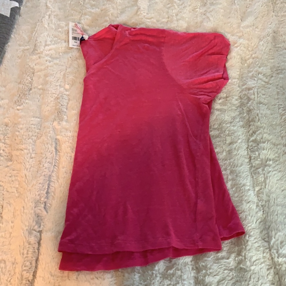 Women’s Vineyard Vines V neck linen tee - Picture 2 of 3